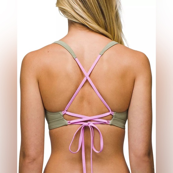 prAna Bikini Set Black Sporty Hipster Modest 2 Piece Swimwear Womens Size XL - Picture 4 of 8